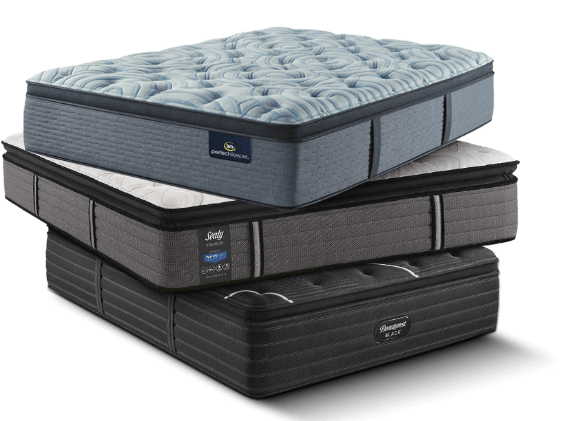 mattresses stacked on top of each other